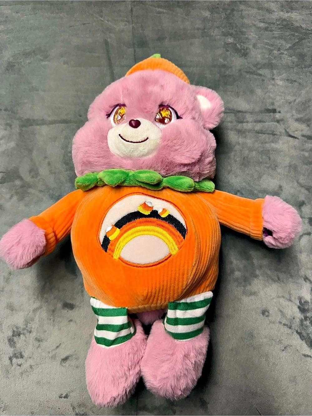 Dan Dee Care Bears Cheer Bear Pumpkin Halloween Plush 2025